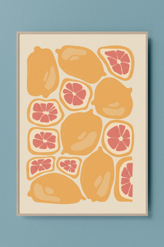 Tableaux Muraux - Décoration restaurant, cuisine | Art Mural "Fruits exotiques"