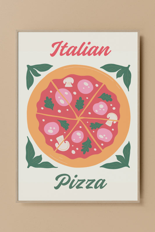 Tableaux Muraux - Décoration restaurant, cuisine | Art Mural "Festa di Pizza"