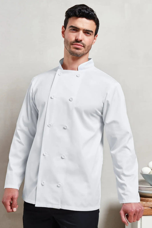 Veste de cuisine manches longues (XS-4XL)