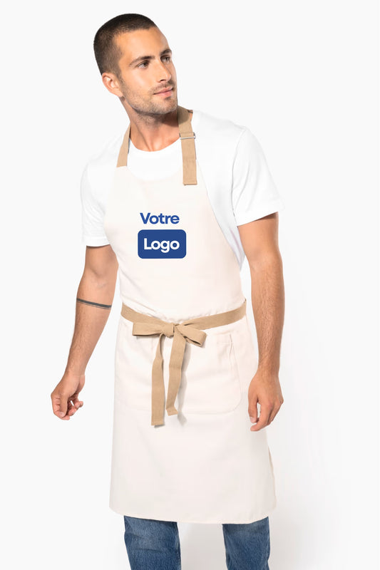 Tablier de cuisine personnalisé éco responsable