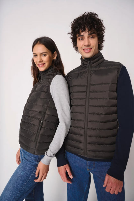 Bodywarmer Homme Matelassé – Gilet Sans Manches Chaud, Léger et Résistant