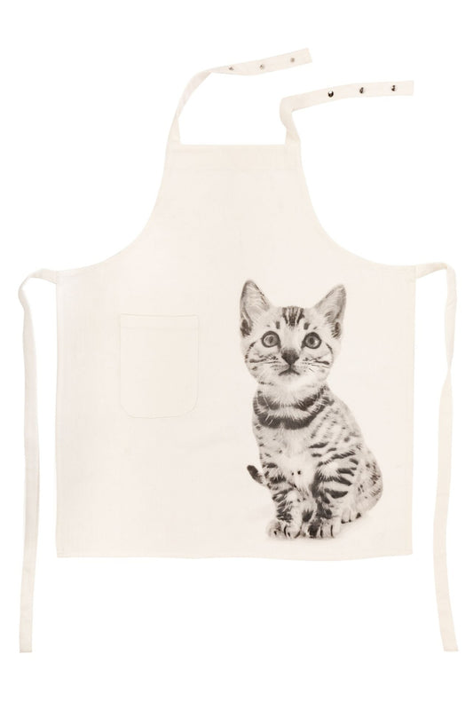 Tablier de cuisine, Design Animalier, Animaux, Blanc et Noir