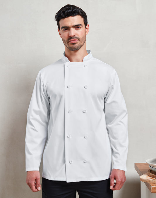 Veste de cuisine manches longues (XS-4XL)