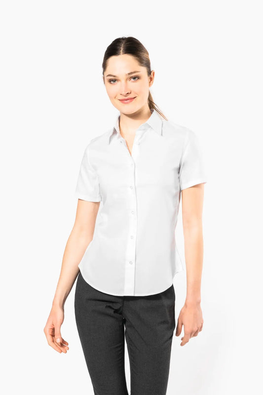 Chemise de service Femme manches Courtes sans repassage - Blanc / S