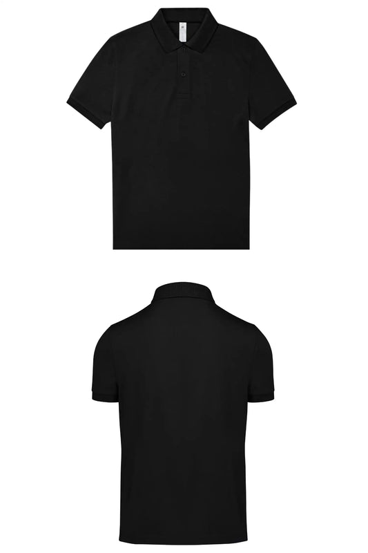 MY POLO personnalisé - Unisexe - manches courtes personnalisable - Noir / S