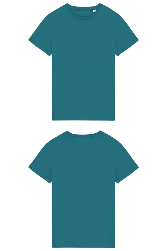 T-shirt écoresponsable unisexe personnalisable - Pétrole / XXS