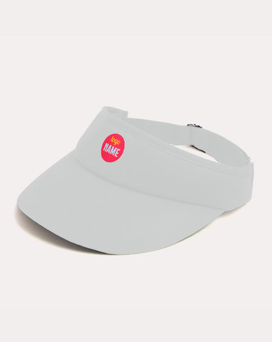 Visière personnalisable (minimum 10) Blanc - Blanc