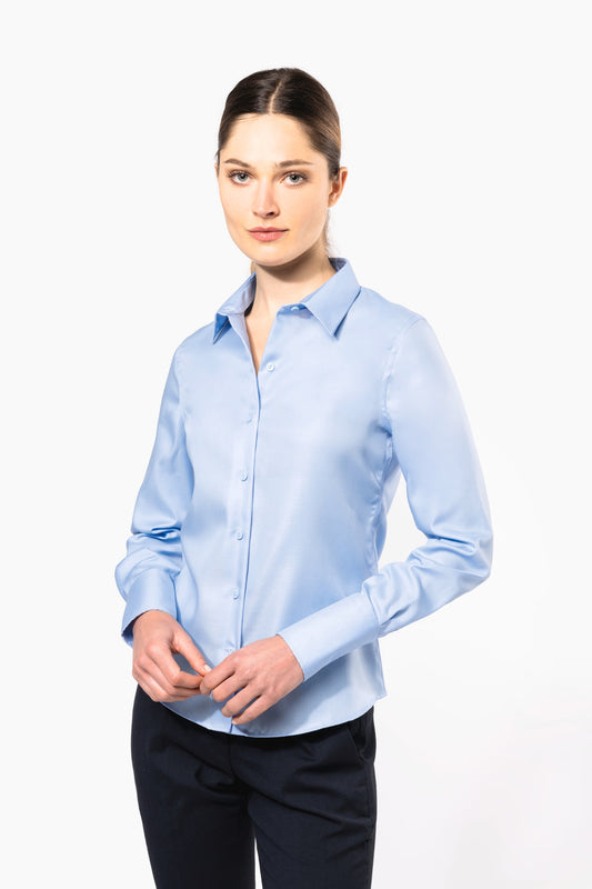 Chemise de service manches longues sans repassage - Femme