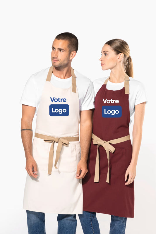 Tablier de cuisine personnalisé éco responsable