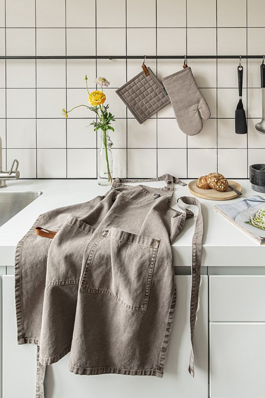 Gant de cuisine, Style Scandinave, Taupe Foncé