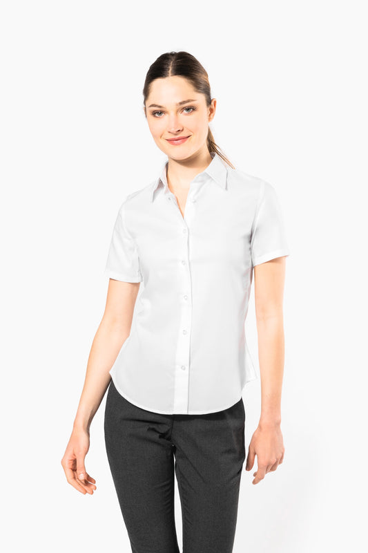 Chemise de service Femme manches Courtes sans repassage