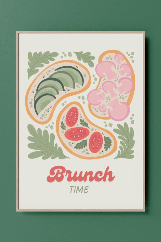 Tableaux Muraux - Décoration restaurant, cuisine | Art Mural "Brunch Time"