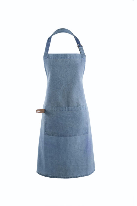 Tablier de Cuisine Vintage - Bleu - personnalisé