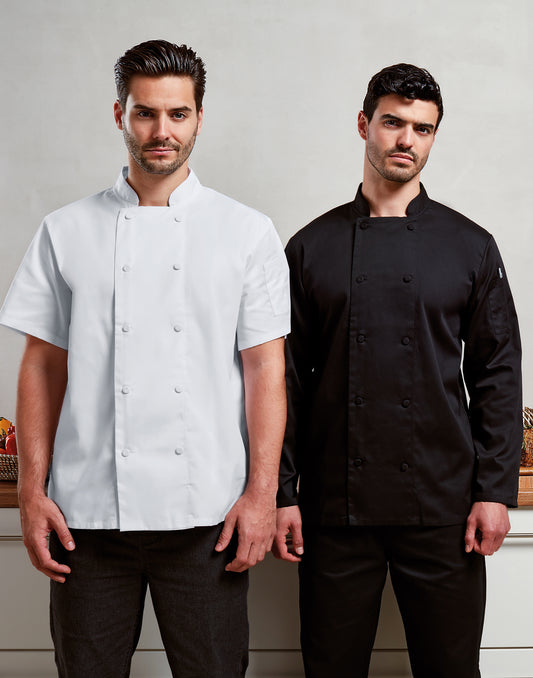 Veste chef cuisinier manches courtes - Coolchecker®