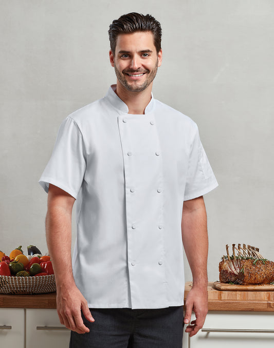 Veste chef cuisinier manches courtes - Coolchecker®