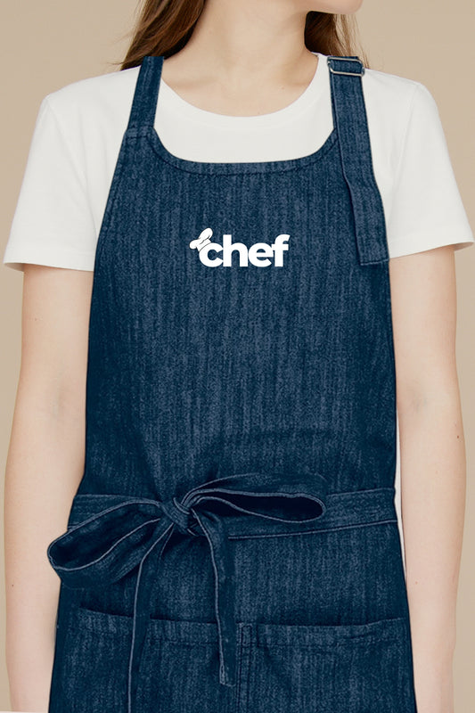 Tablier de cuisine personnalisé “Chef Prénom”, imprimé