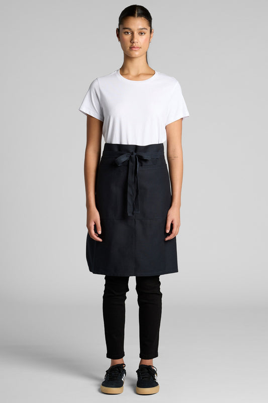 Tablier de cuisine court Flamme – 100% Coton Épais, signé Unichef