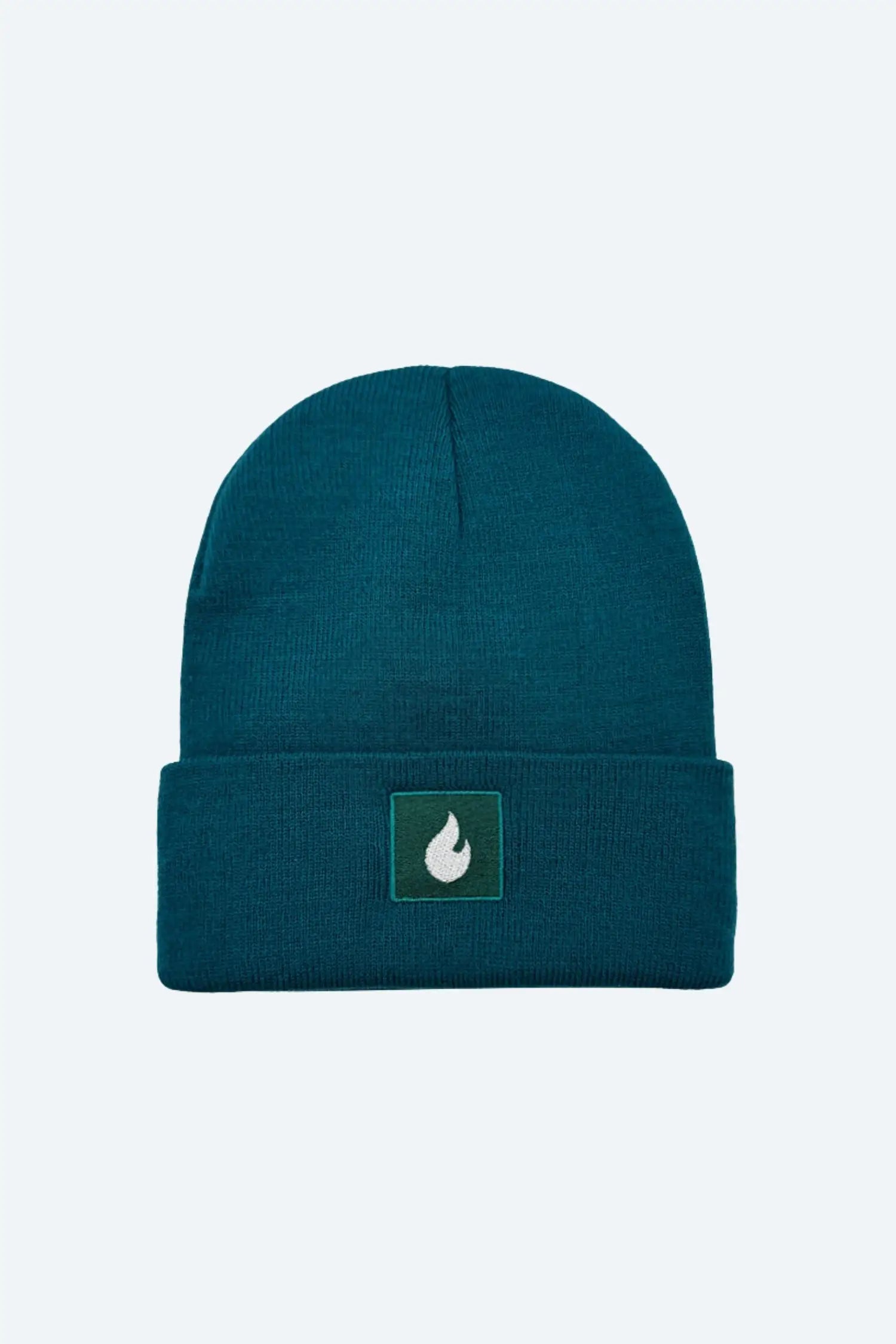 Bonnet Iconique Flamme - Bleu turquoise