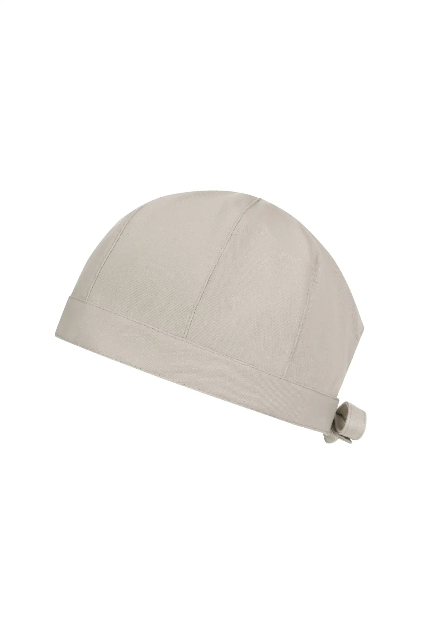 Calot de chef cheveux courts ajustable et personnalisable. - Beige