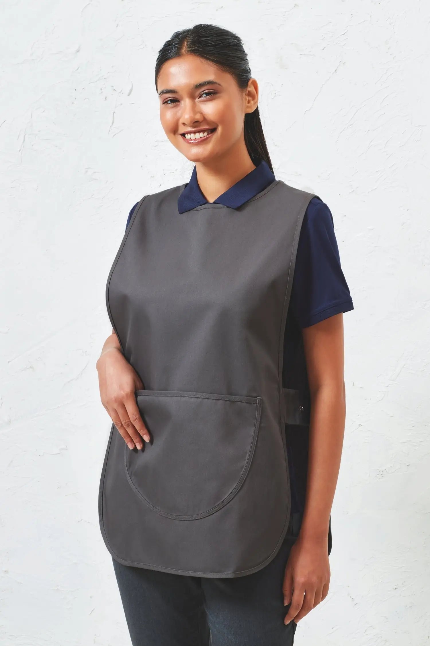 Chasuble avec poche pour femme - Gris
