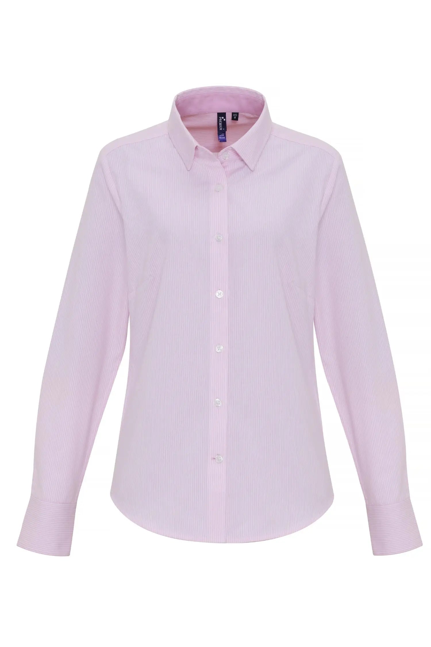 Chemise à rayures Oxford en coton majoritaire pour femme