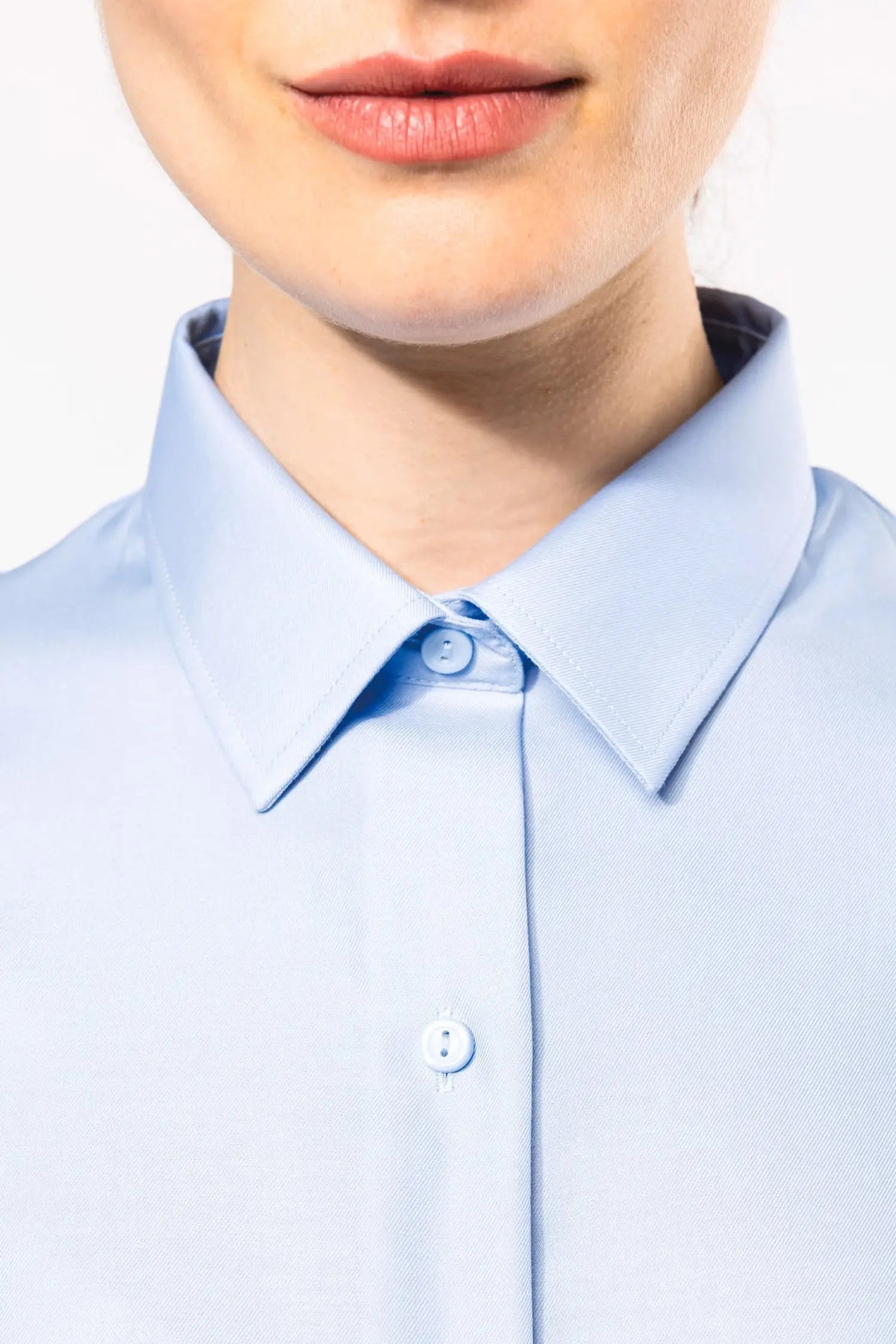 Chemise de service manches longues sans repassage - Femme