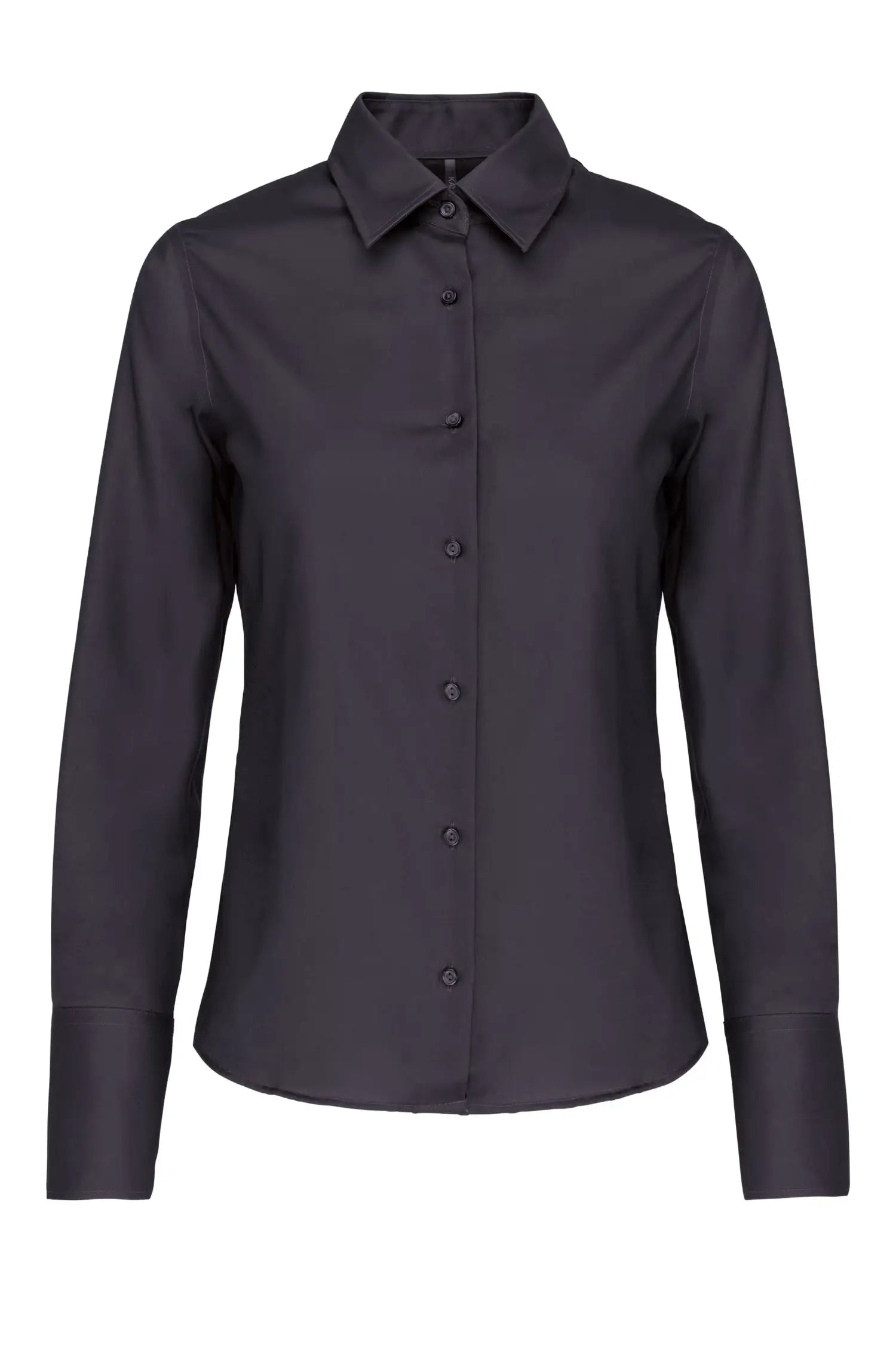 Chemise de service manches longues sans repassage - Femme - Gris / S