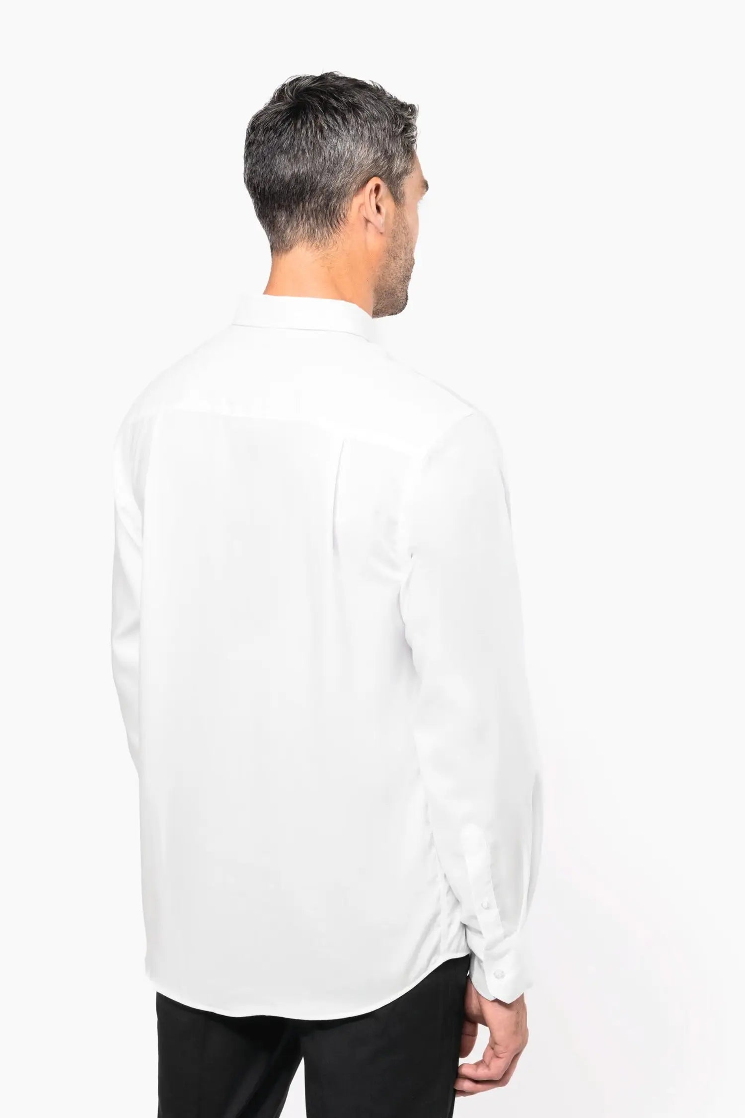 Chemise de service manches longues sans repassage - Homme