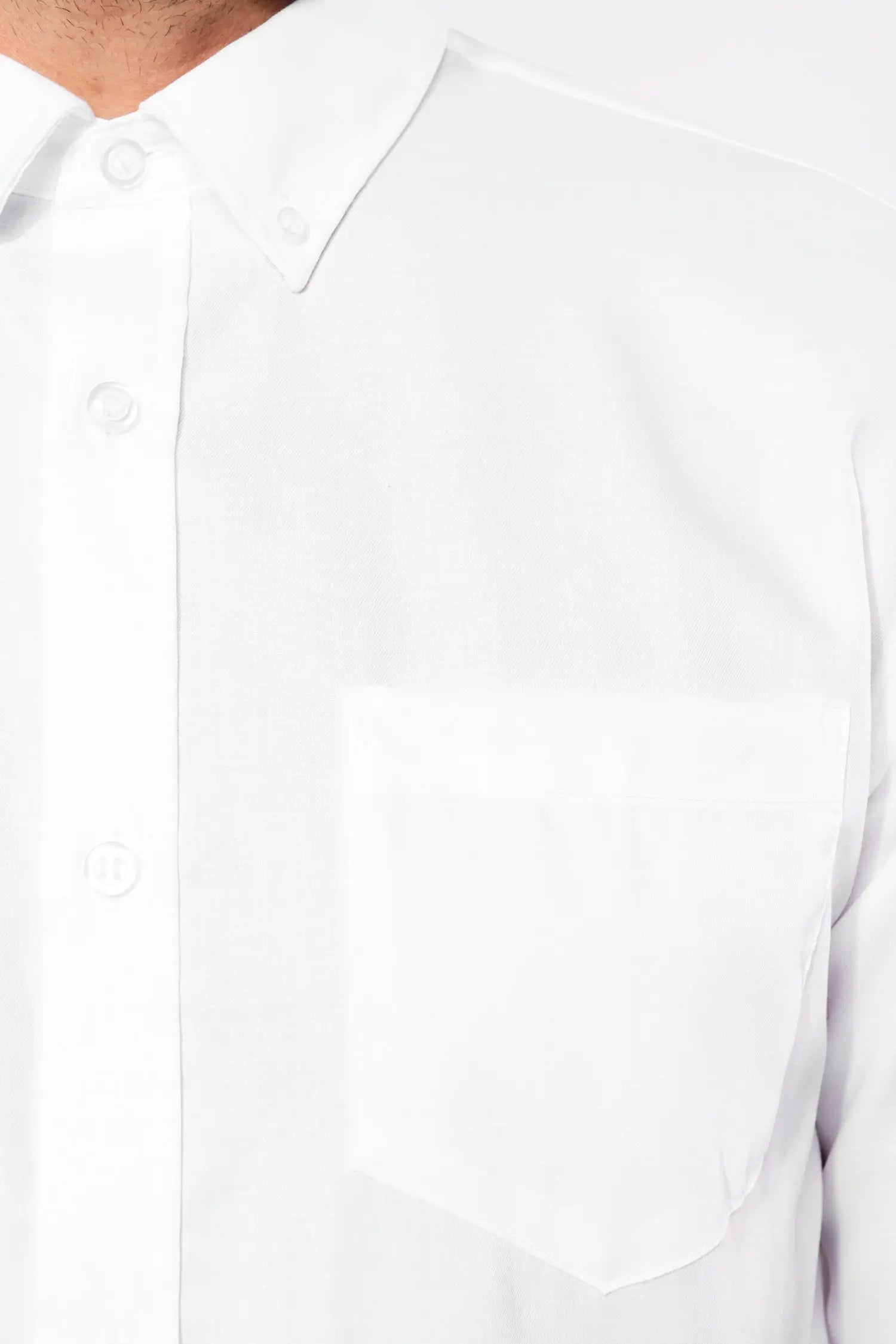 Chemise de service manches longues sans repassage - Homme