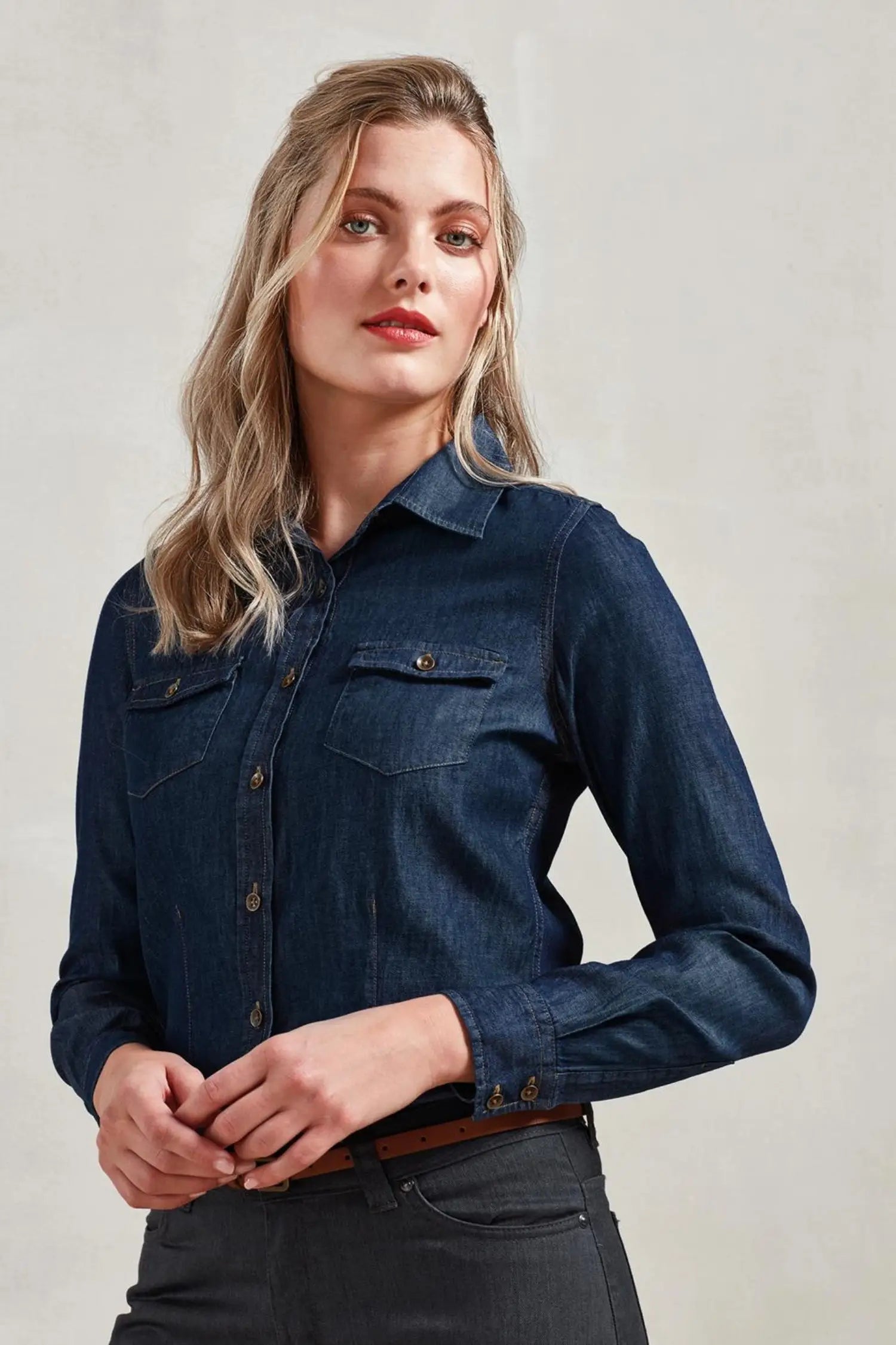 Chemise denim pour femme