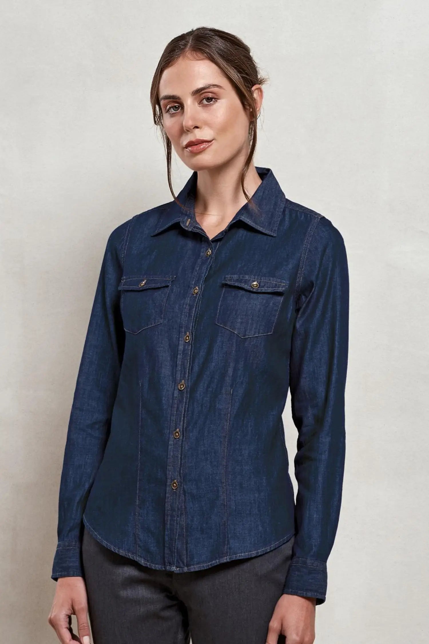Chemise denim pour femme