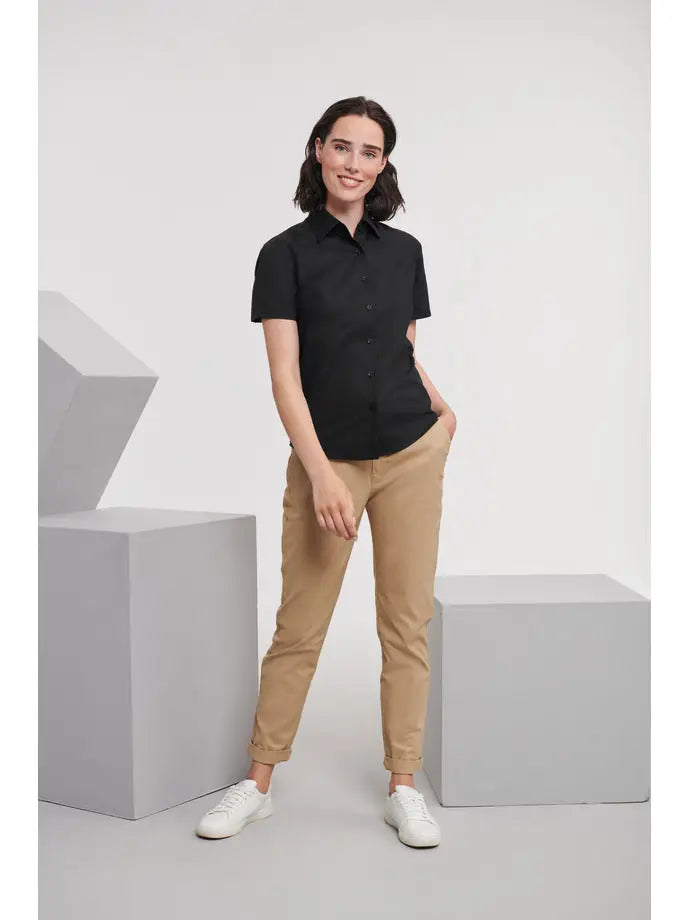 Chemise Oxford à Manches Courtes personnalisable