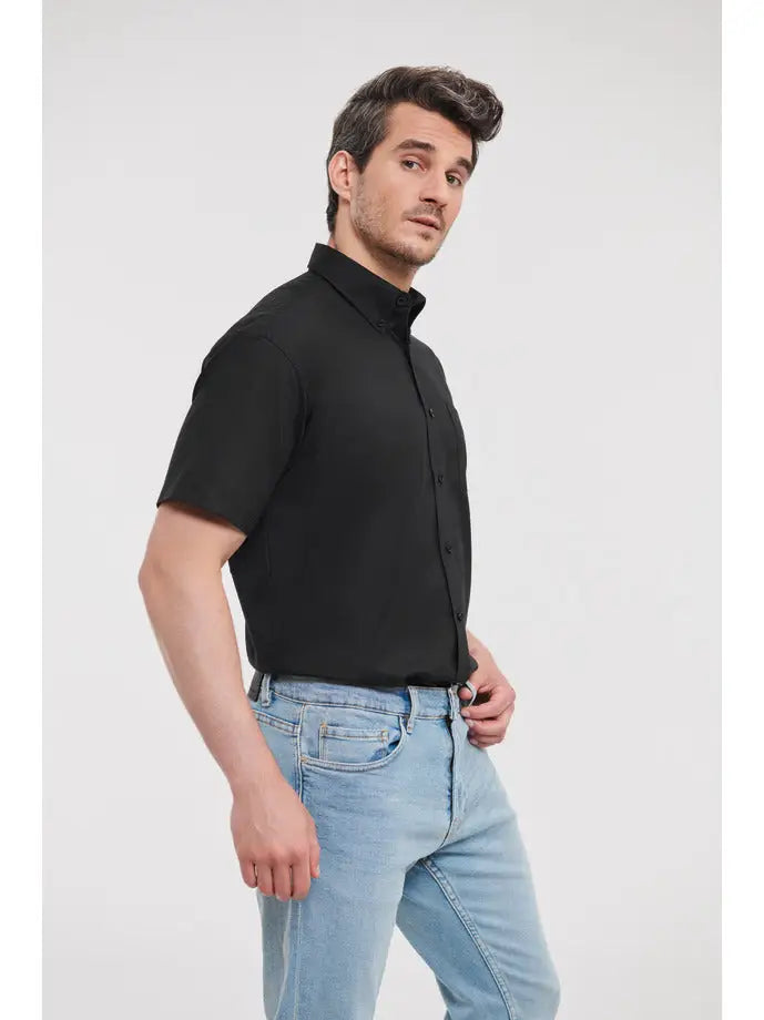 Chemise Oxford Classique à Manches Courtes personnalisable