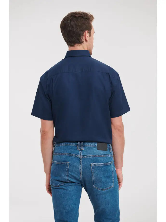 Chemise Oxford Classique à Manches Courtes personnalisable