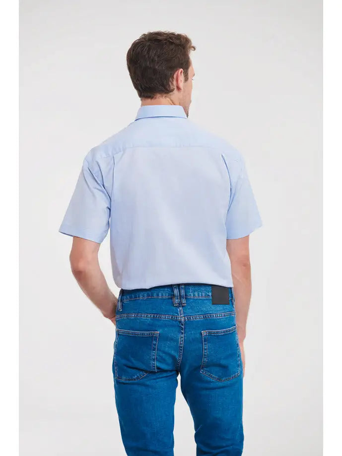 Chemise Oxford Classique à Manches Courtes personnalisable