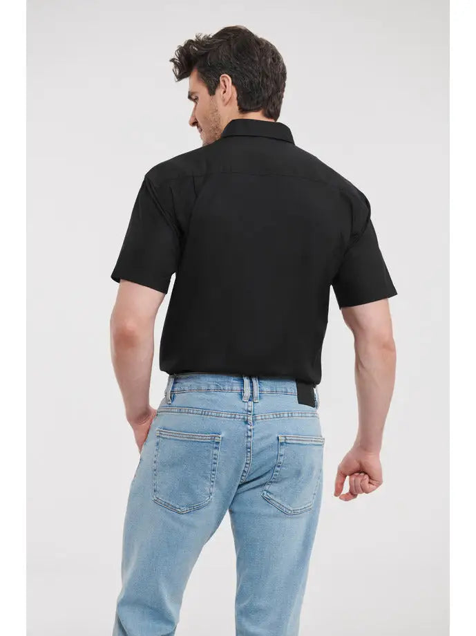 Chemise Oxford Classique à Manches Courtes personnalisable