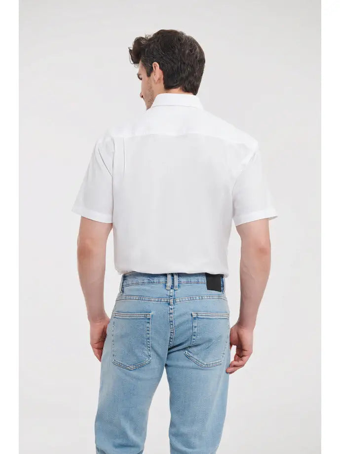 Chemise Oxford Classique à Manches Courtes personnalisable