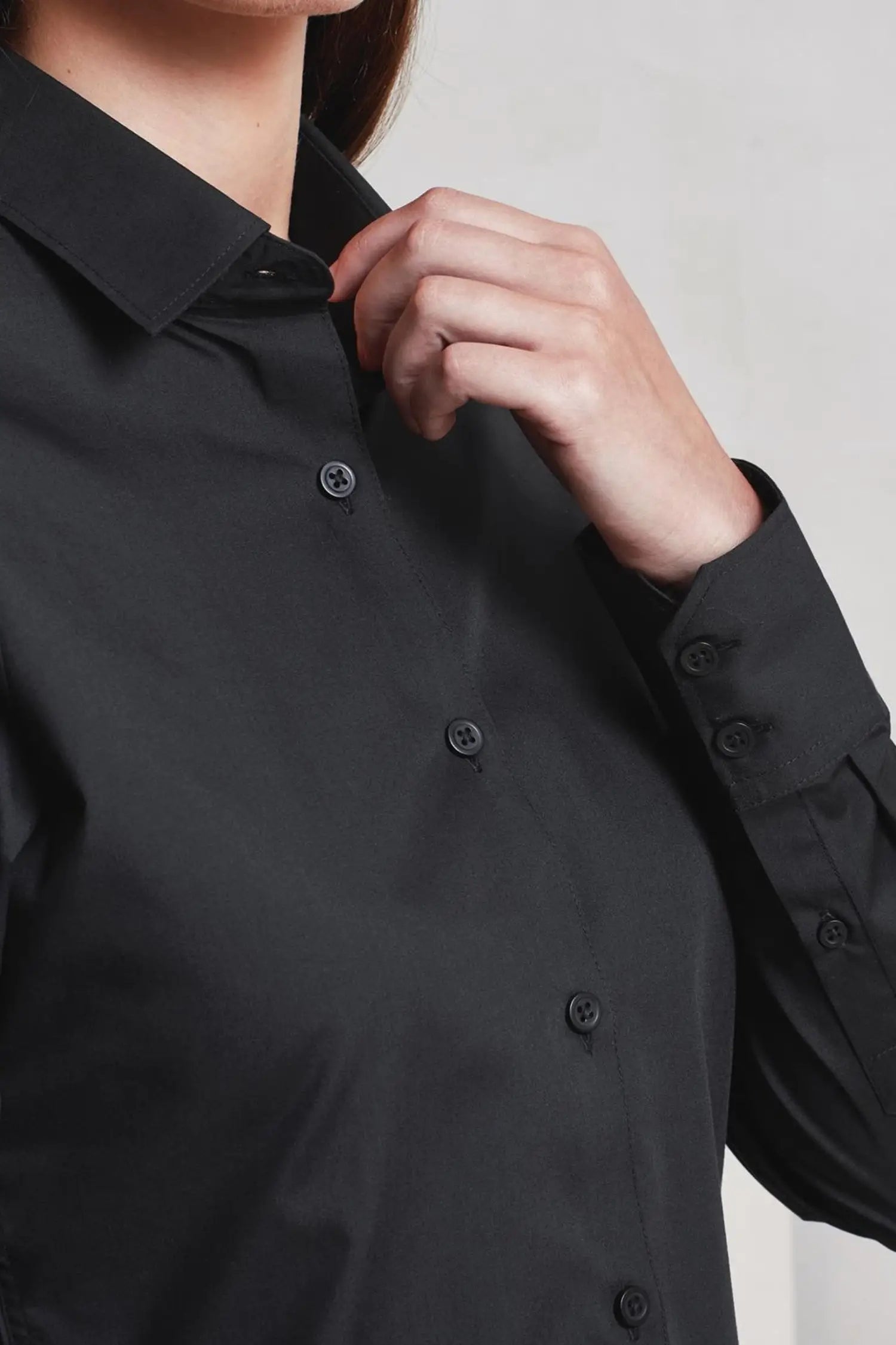 Chemise popeline RECYCLIGHT à manches longues pour femme