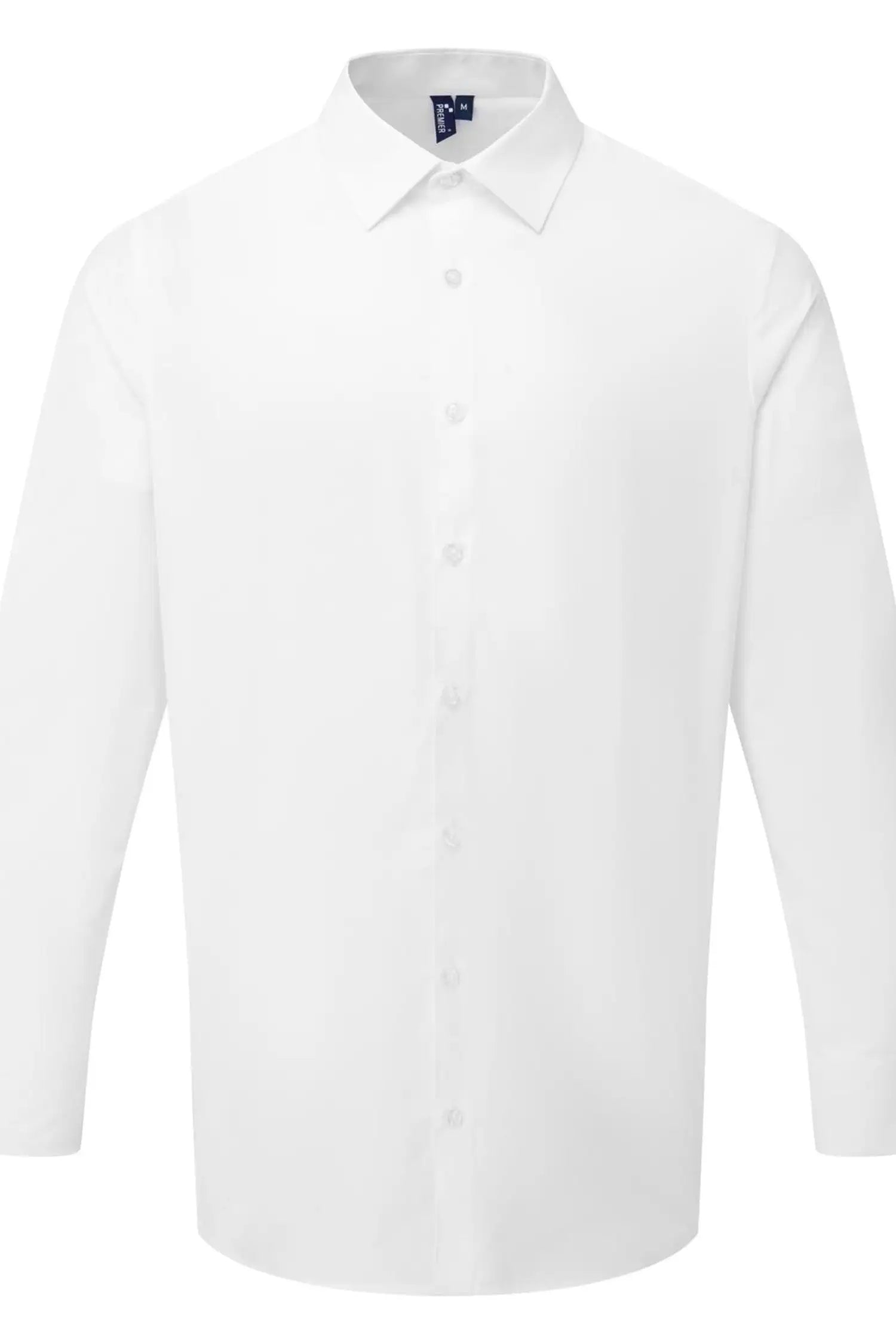 Chemise popeline RECYCLIGHT à manches longues pour homme - Blanc / S