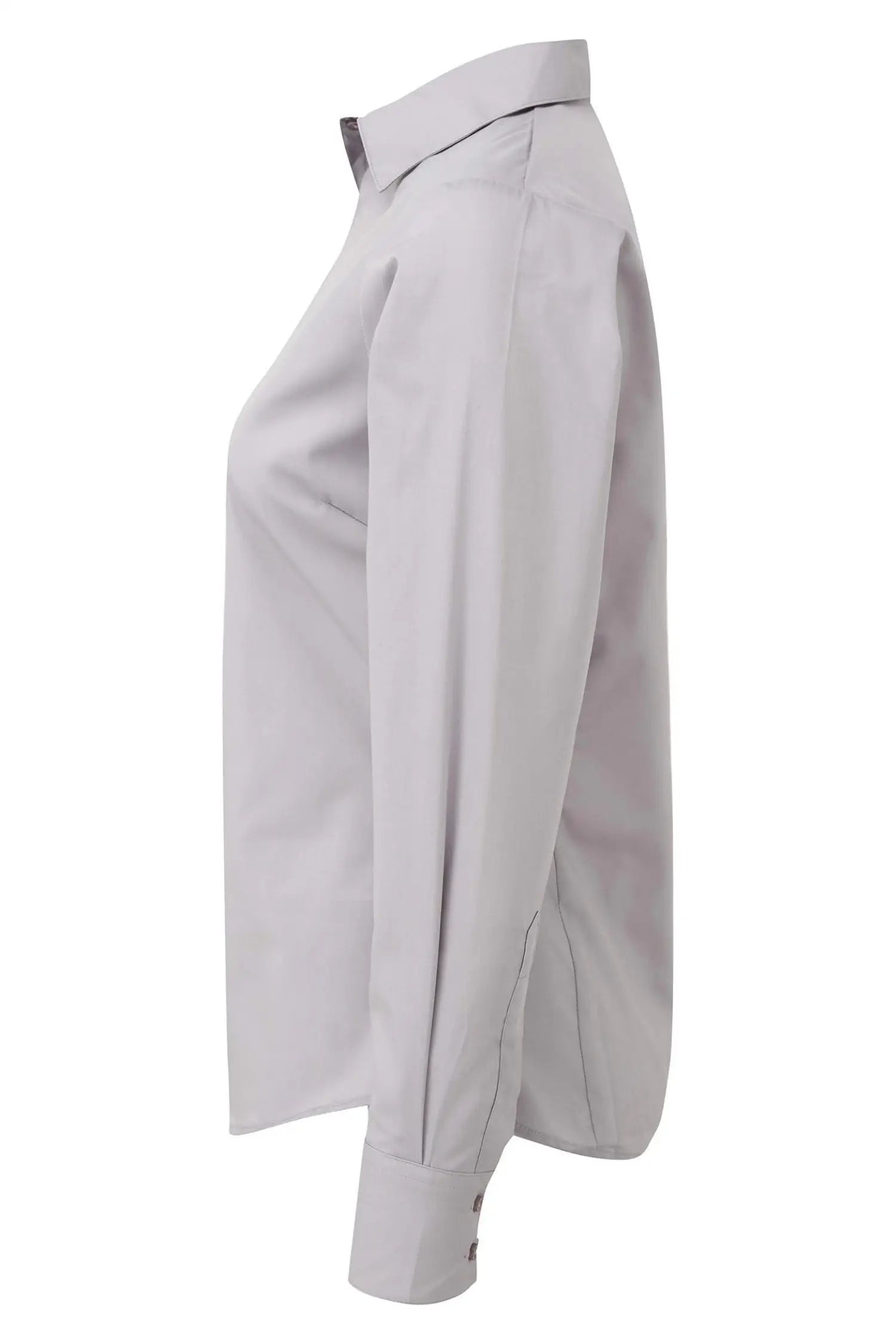 Chemisier popeline à manches longues pour femme