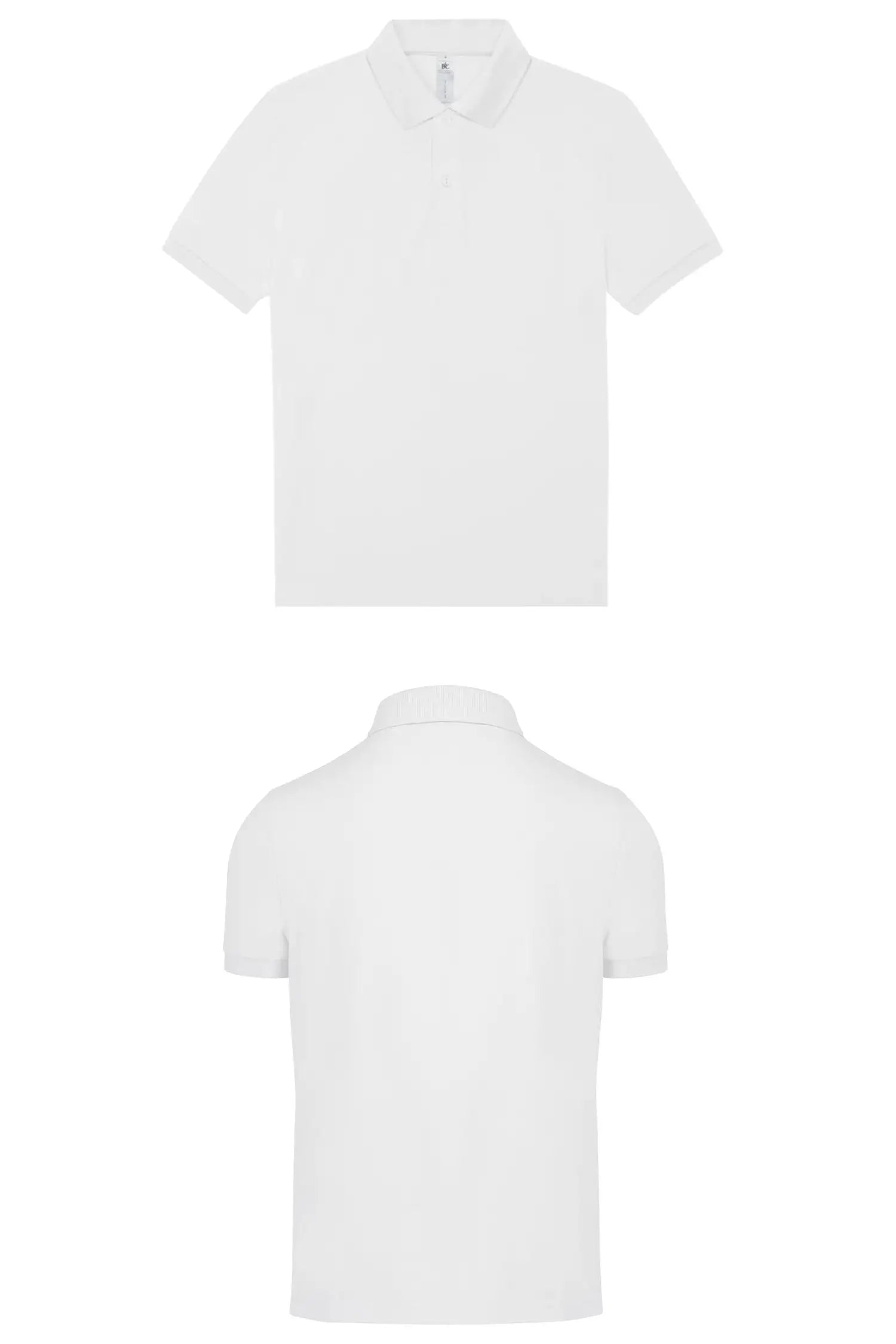 MY POLO personnalisé - Unisexe - manches courtes personnalisable - Blanc / S