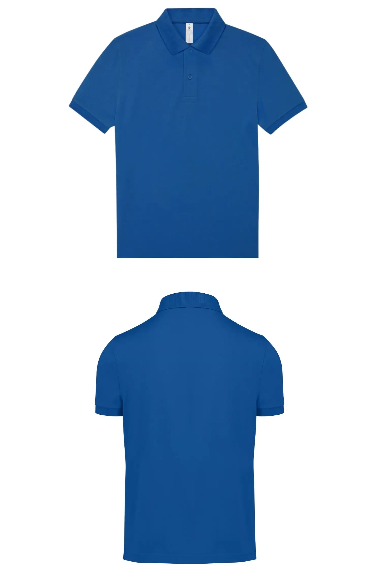 MY POLO personnalisé - Unisexe - manches courtes personnalisable - Bleu Royal / S