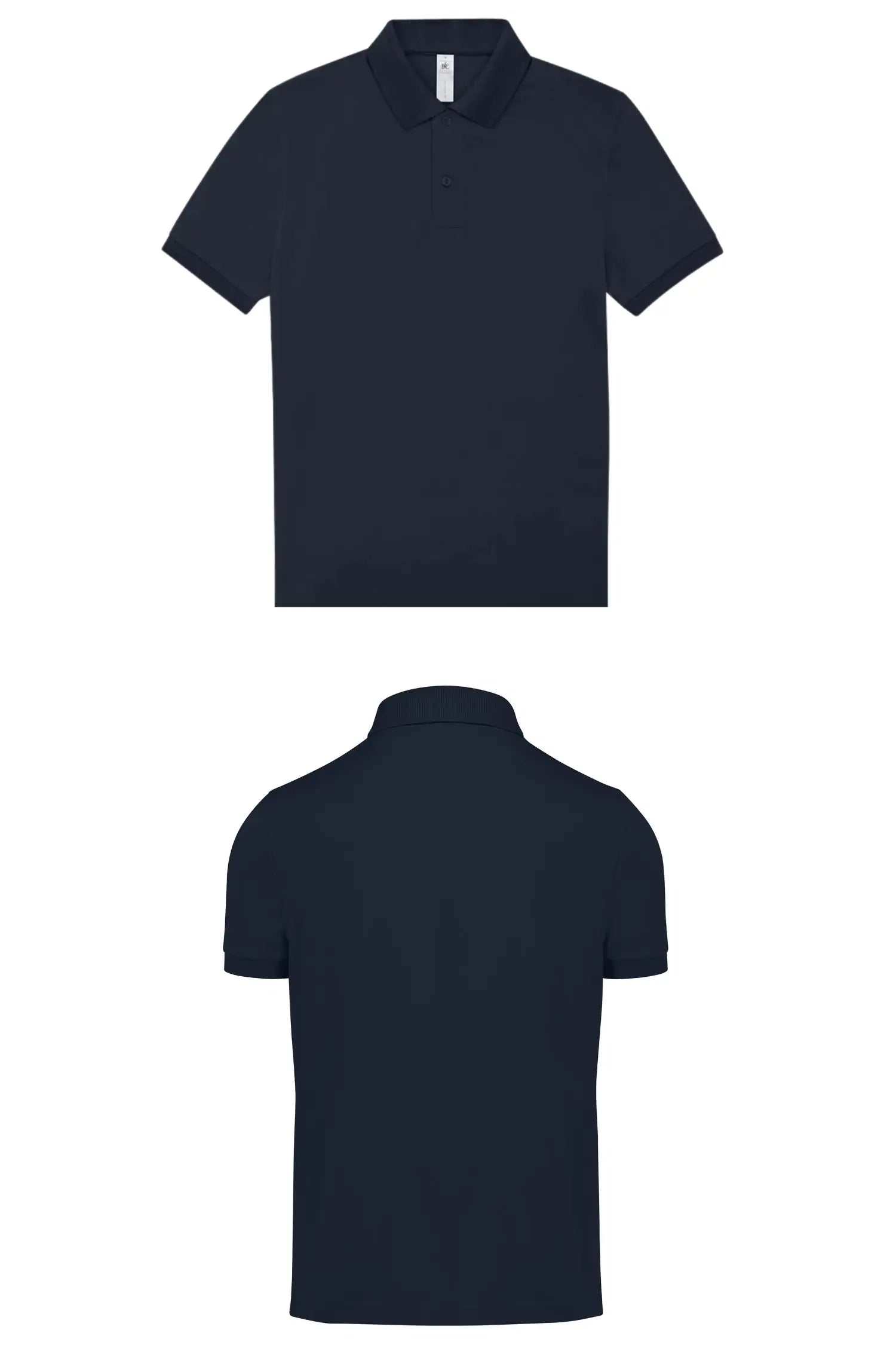 MY POLO personnalisé - Unisexe - manches courtes personnalisable - Bleu Marine / S