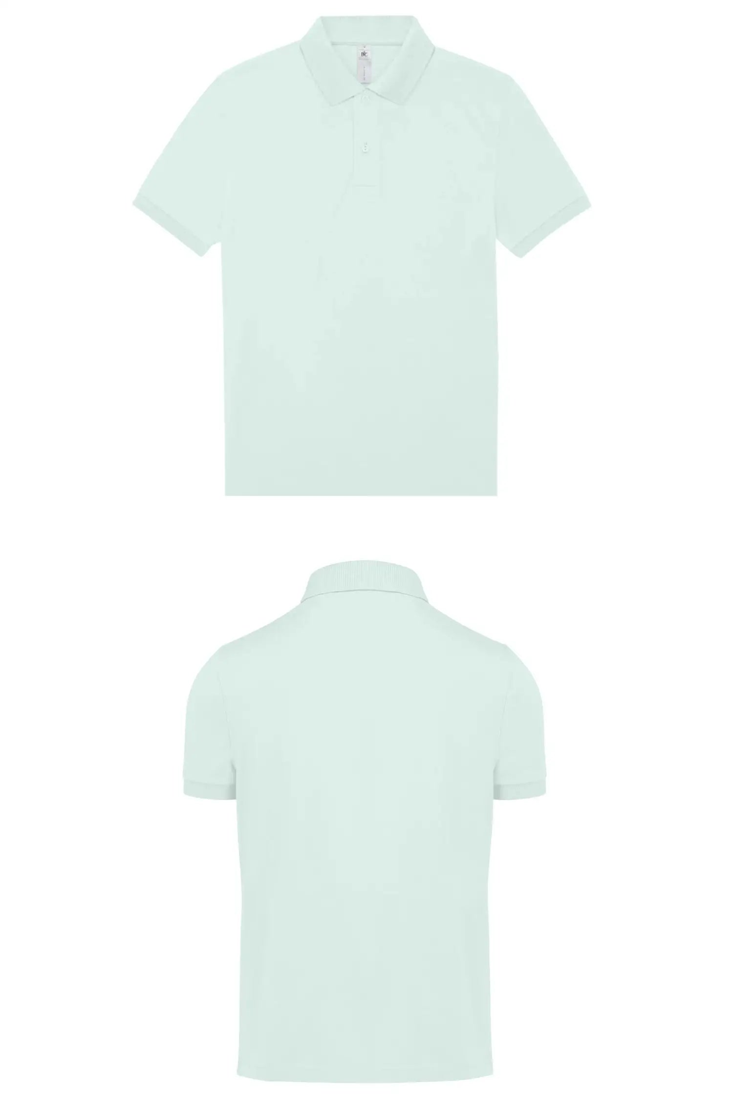 MY POLO personnalisé - Unisexe - manches courtes personnalisable - Menthe / S