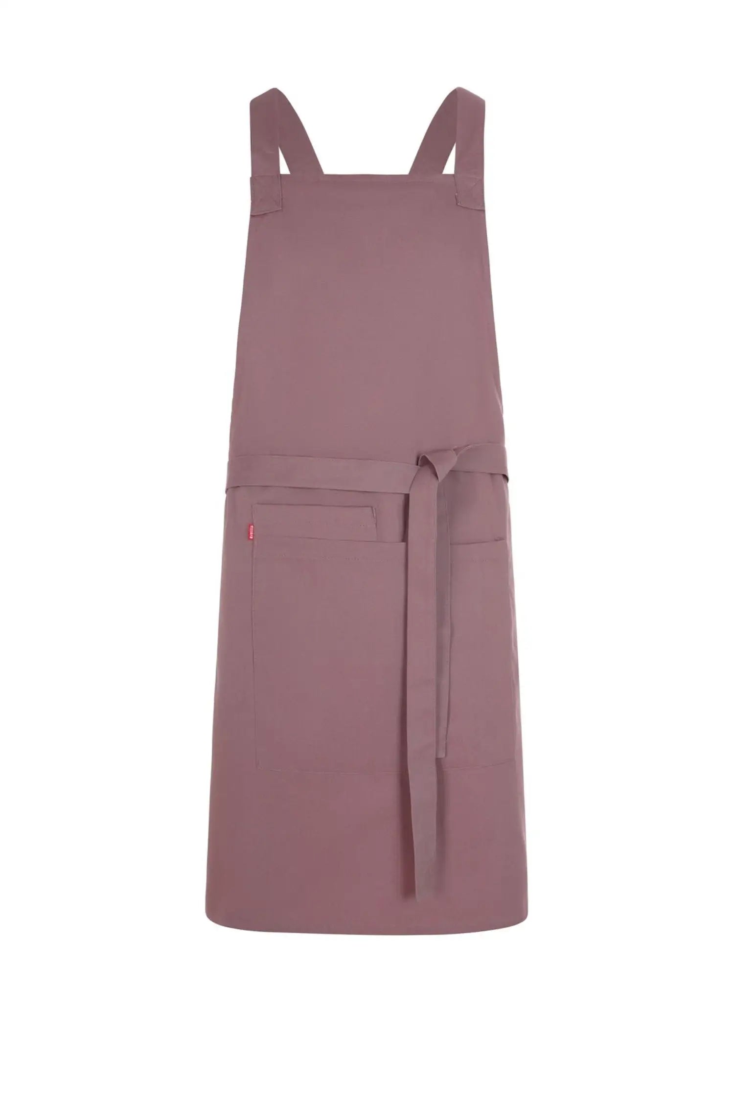 NOUGAT - Tablier de cuisine personnalisé à bavette en coton bio - Rose