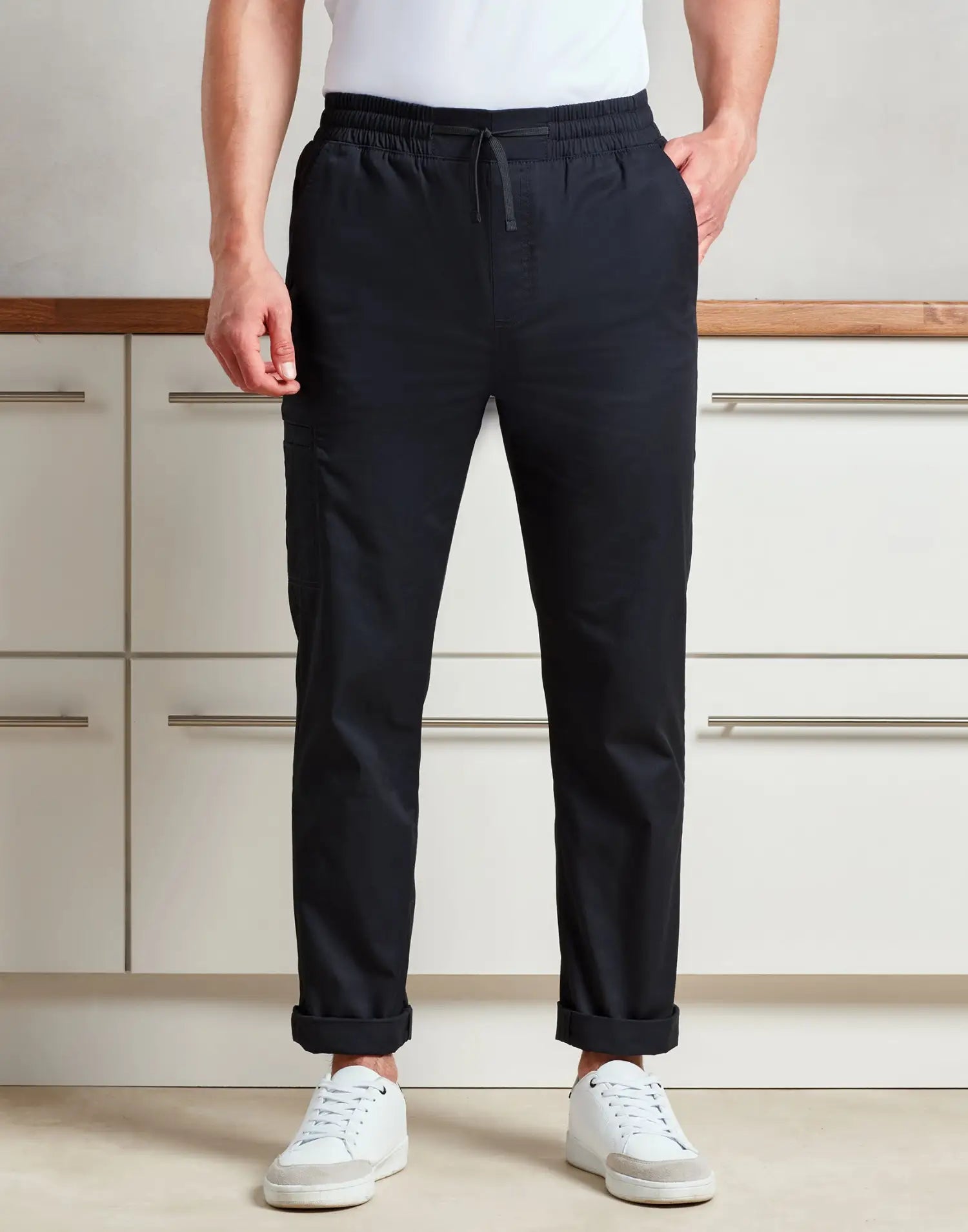 Pack Chef Professionnel – Veste de cuisine à manches courtes + Pantalon cargo