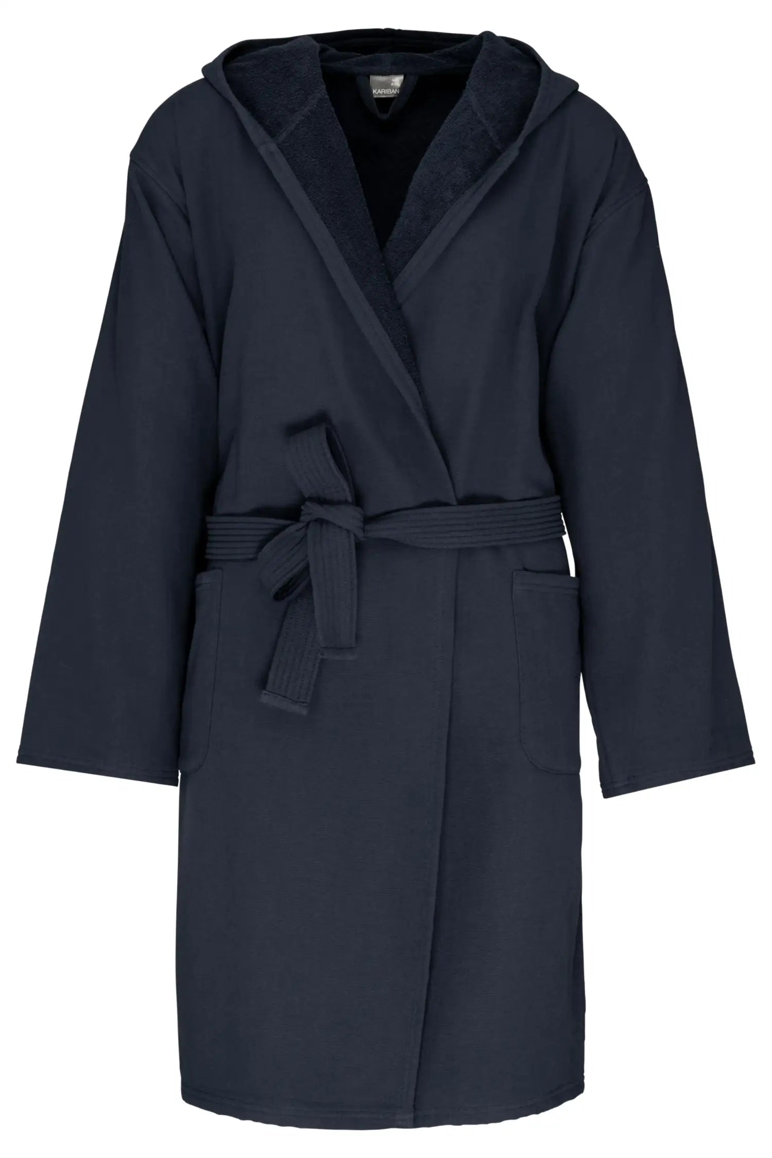 Peignoir de bain à capuche - Bleu Marine / S/M