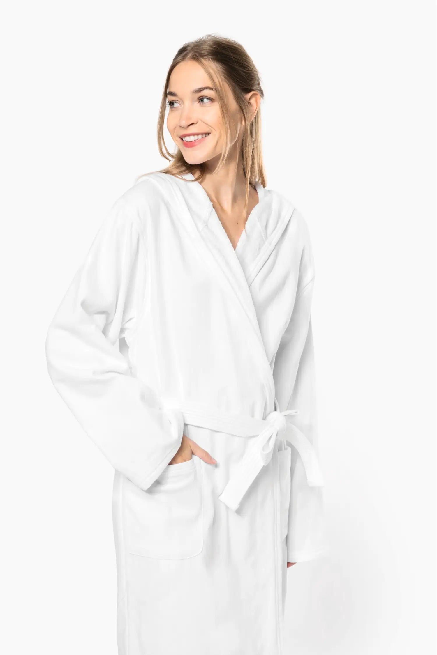 Peignoir de bain à capuche
