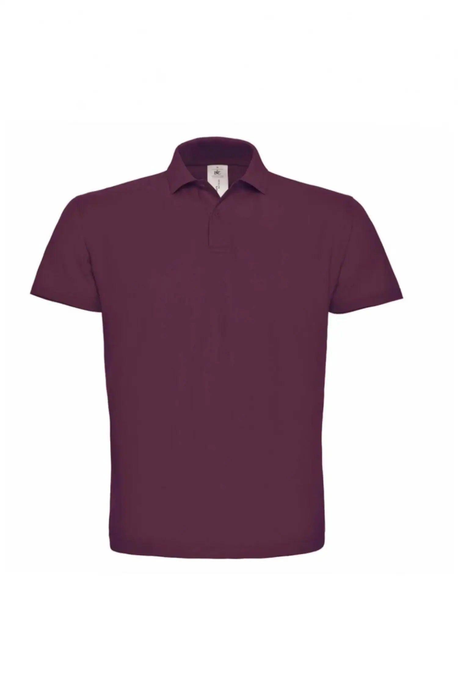 Polo Homme - B&C - ID.001 - 180 g/m² - Bordeaux / XS