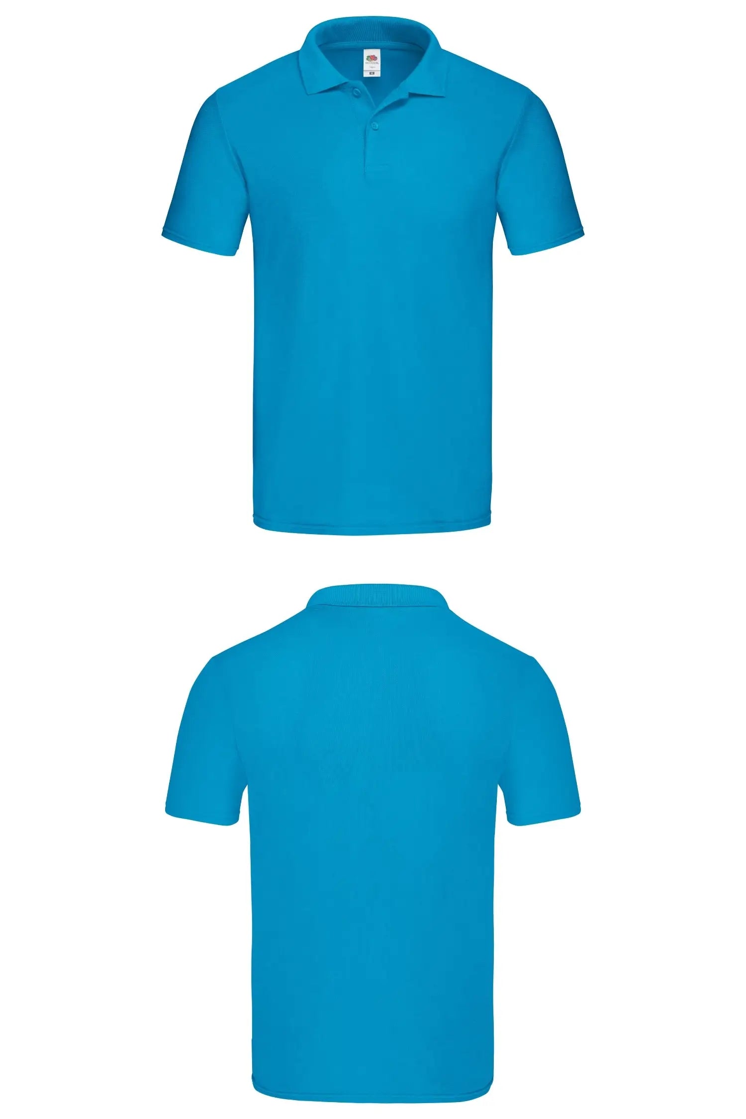 Polo personnalisé unisexe - Fruit of the Loom - Original - Bleu clair / S